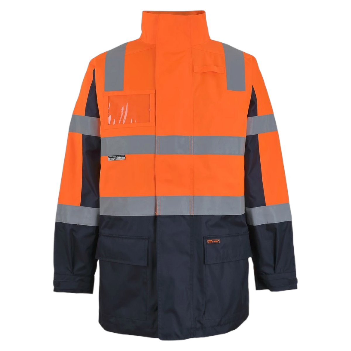 JB's Hi Vis (D+N) Visionary Jacket 6DNCJ - Orange/Navy