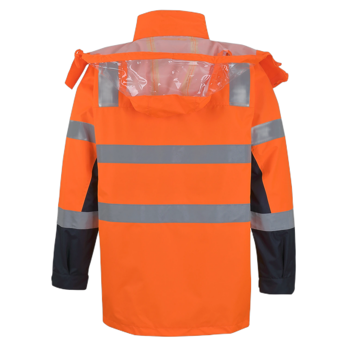 6DNCJ - Orange/Navy - back
