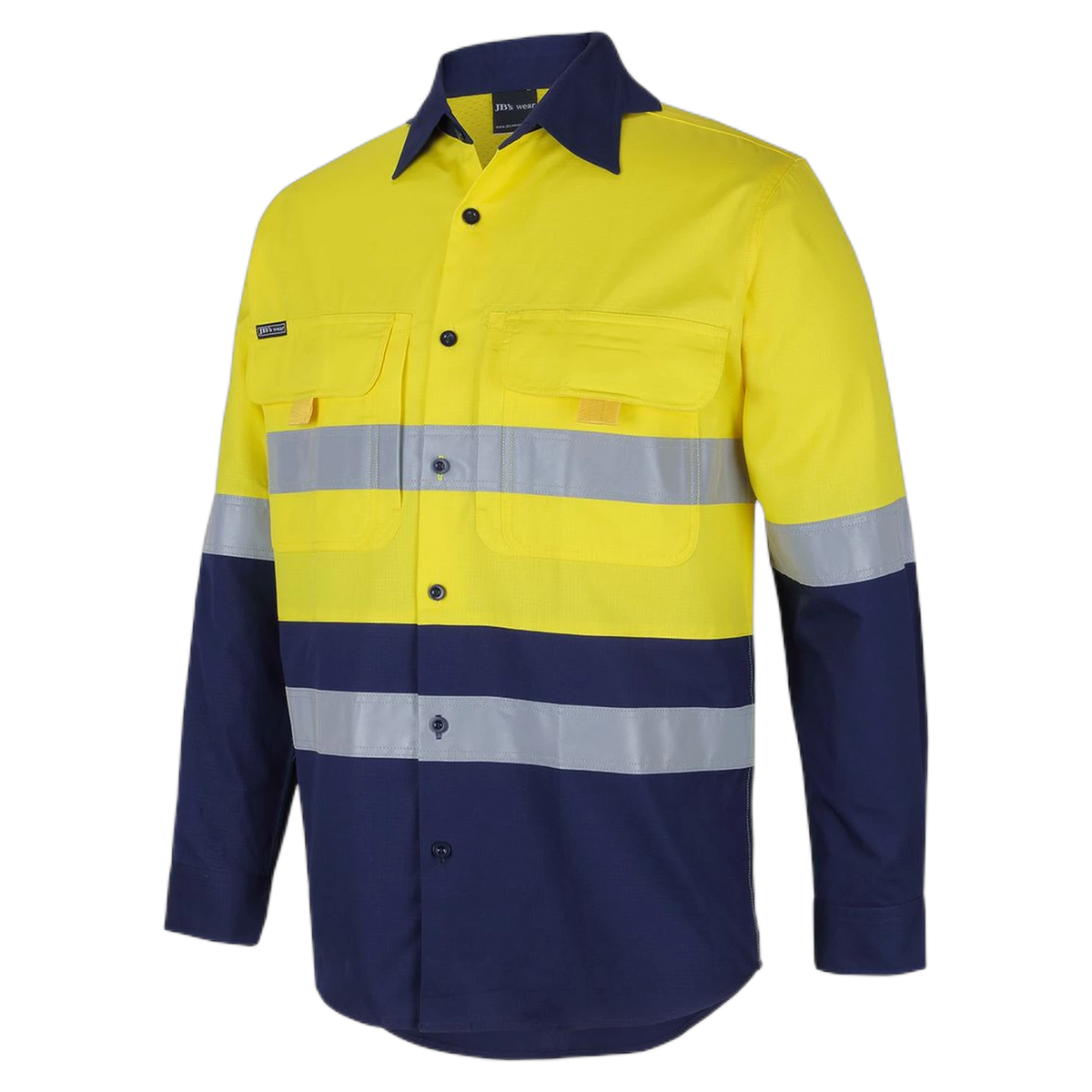 JB's Hi Vis (D+N) Ripstop L/S Fishing Shirt 6DNRL