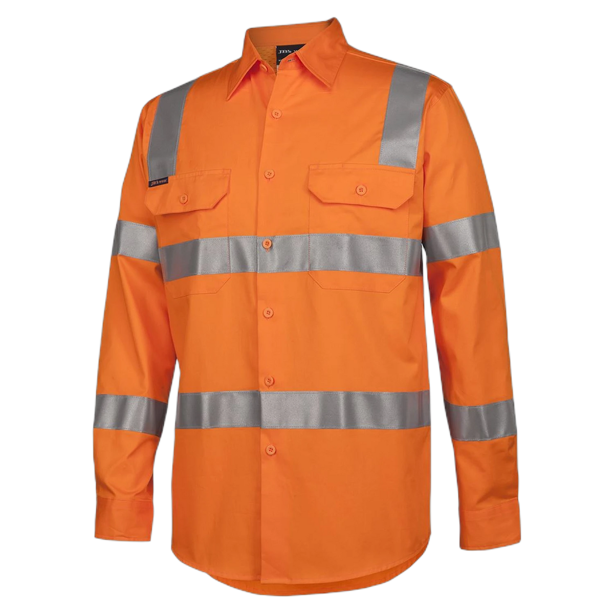 JB's Hi Vis (D+N) L/S 150g AUST. Rail Work Shirt 6DNWR