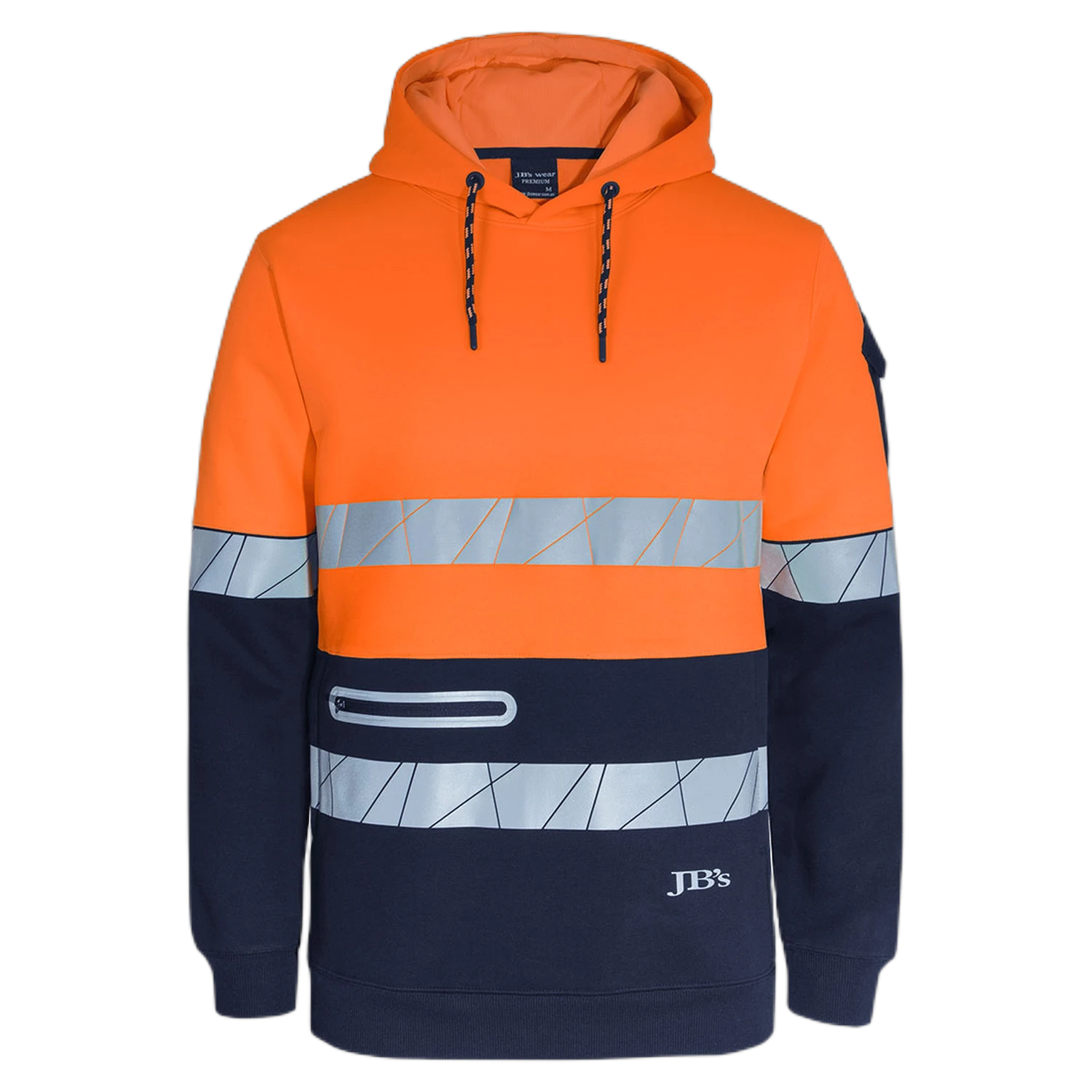 6DPFP - Orange/Navy - front