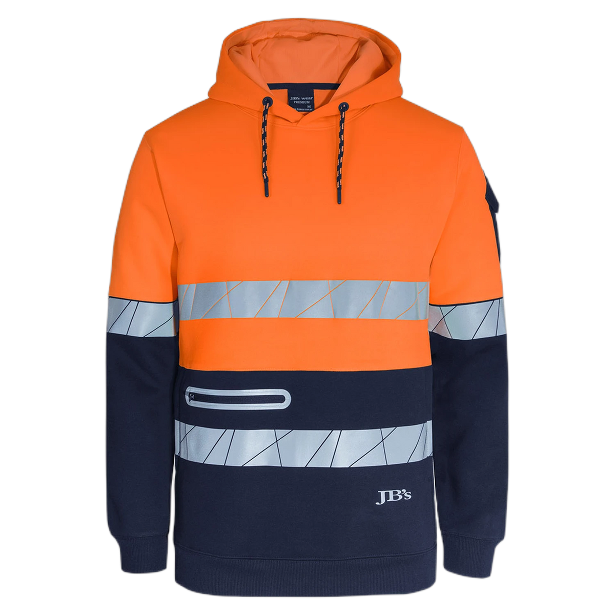 6DPFP - Orange/Navy - front