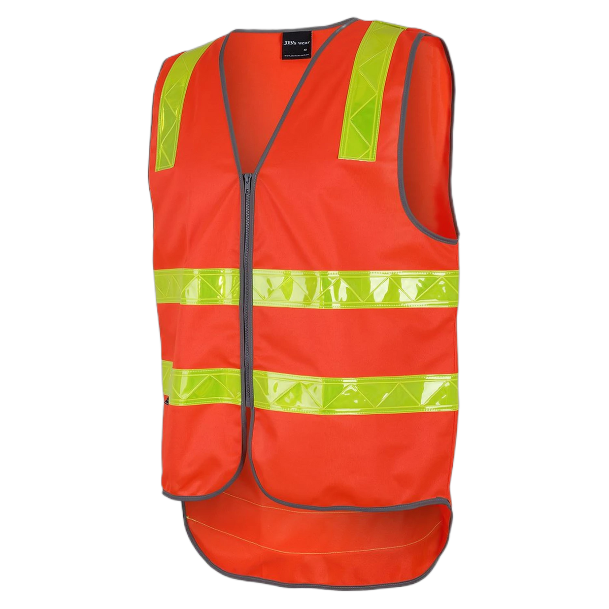 JB's Vic Road (D+N) Zip Safety Vest 6DVRV