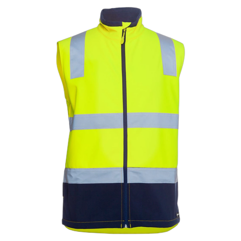 JB's Hi Vis (D+N) Three Layer Softshell Vest 6DWV