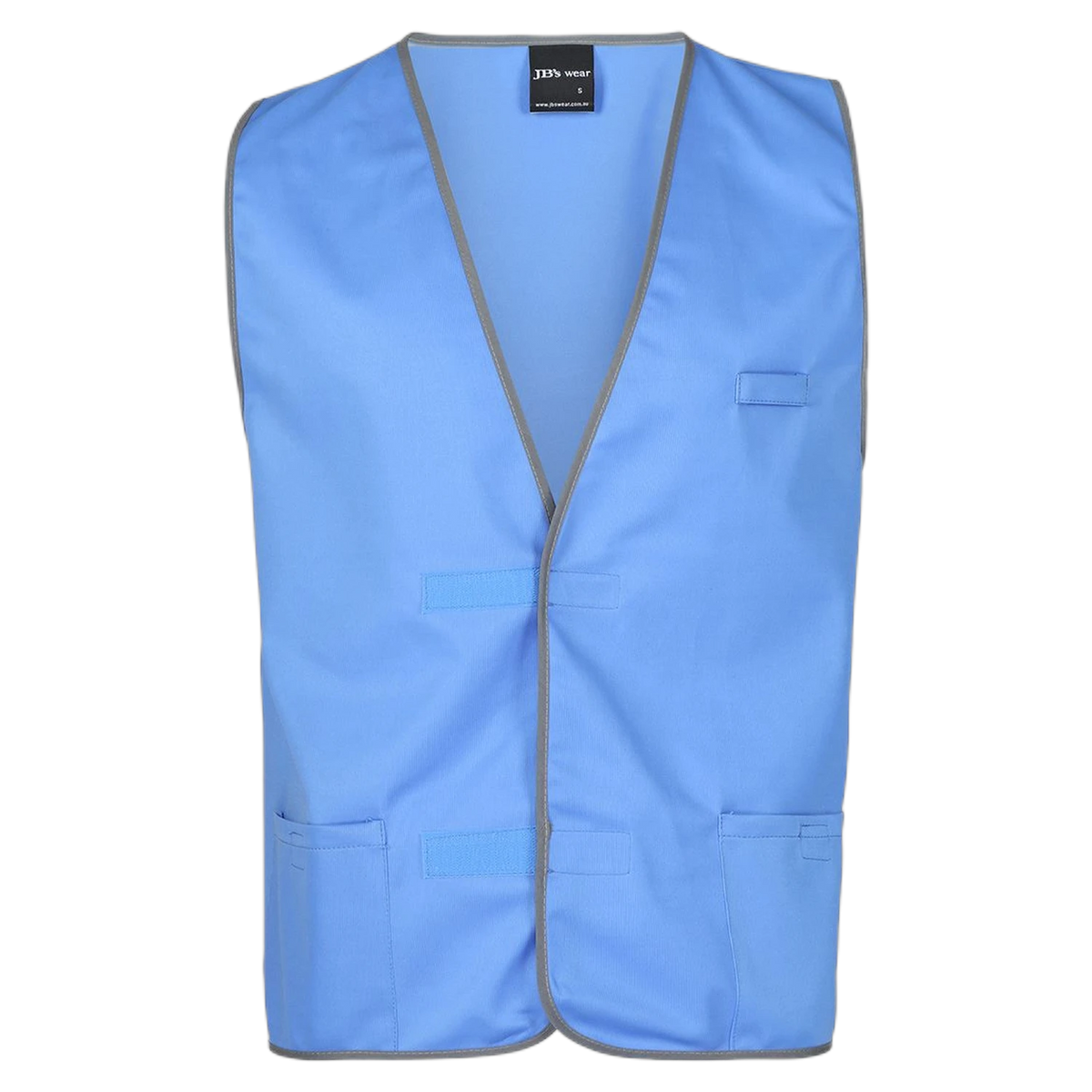 JB's Coloured Tricot Vest 6HFV - Lt Blue
