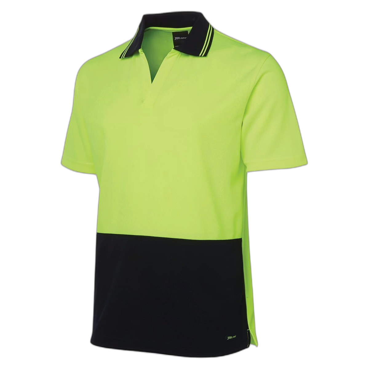 JB's Hi Vis S/S Non Button Polo 6HNB