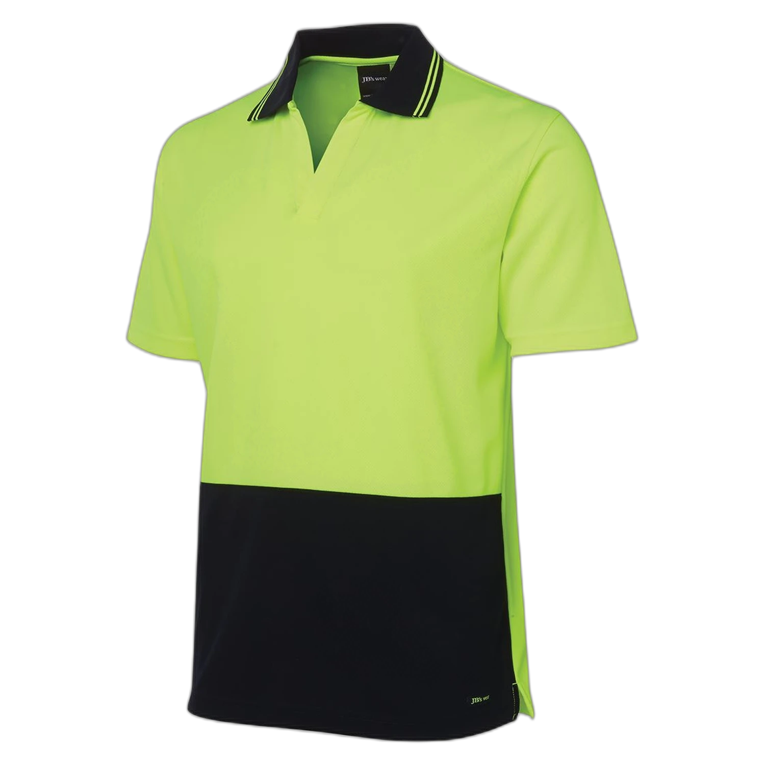 JB's Hi Vis S/S Non Button Polo 6HNB