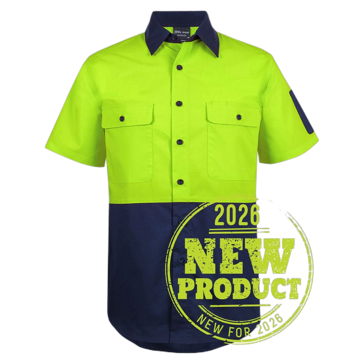 6HRFS - Lime/Navy - front