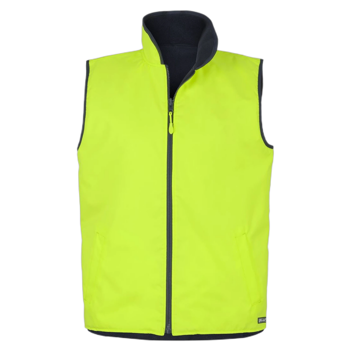 JB's Hi Vis 4602.1 Reversible Vest 6HRV - Lime/Navy