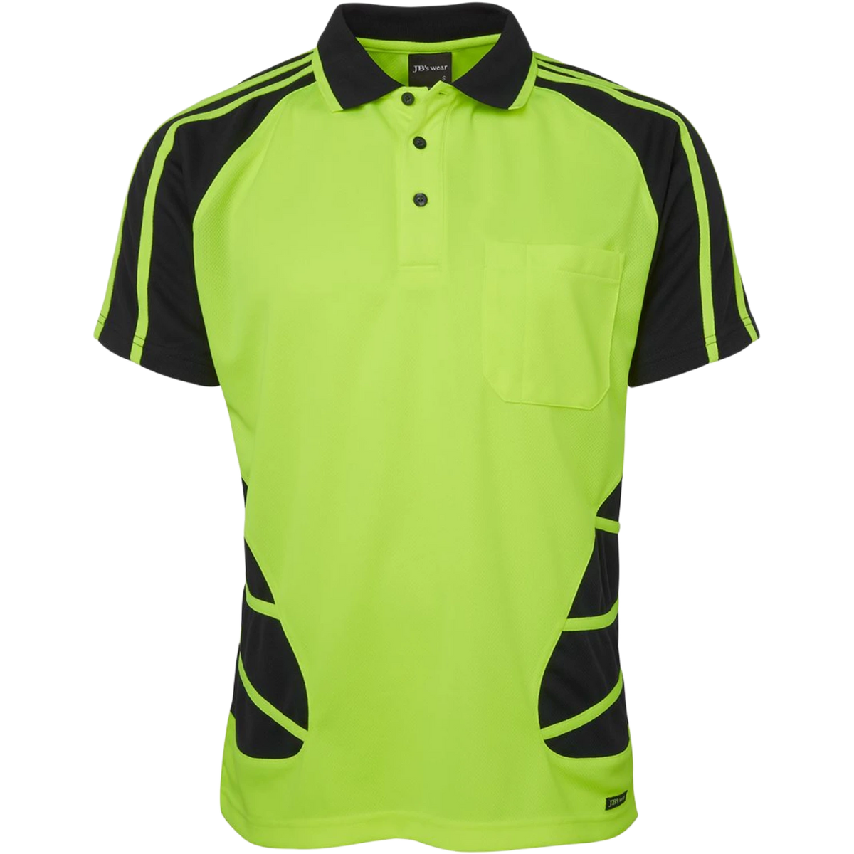 JB's Hi Vis S/S Spider Polo 6HSP