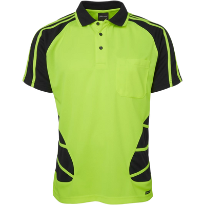 JB's Hi Vis S/S Spider Polo 6HSP