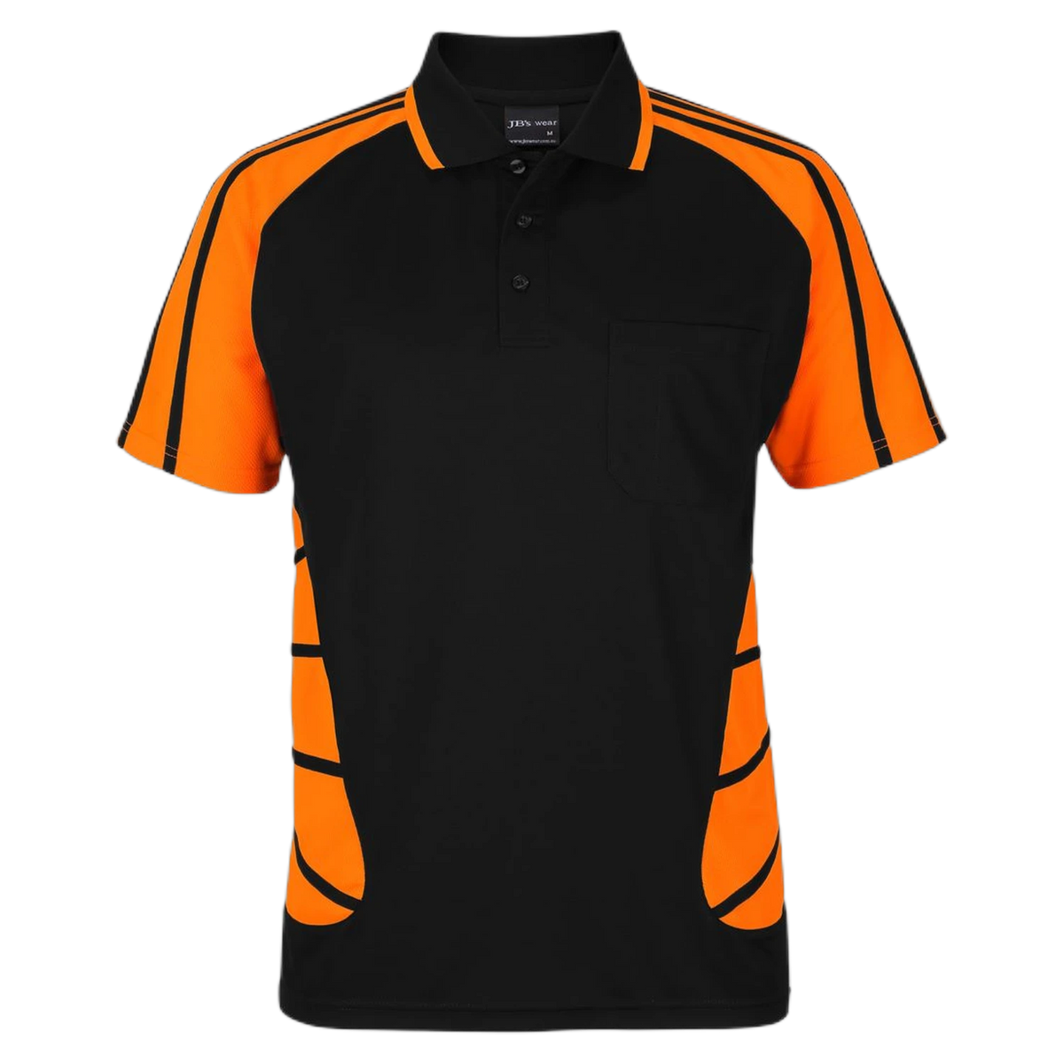 JB's Street Spider Polo 6HSSP - Black/Orange