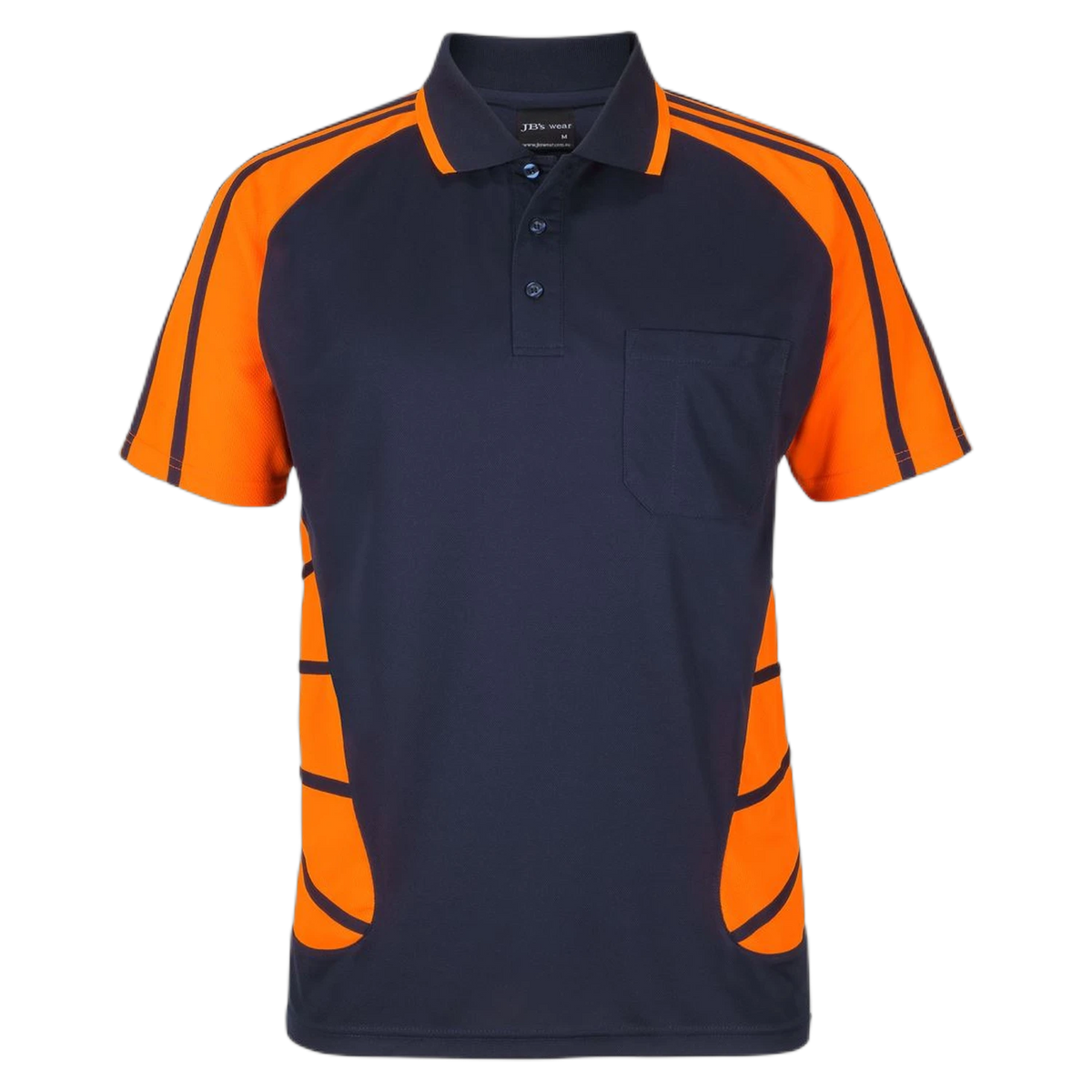 JB's Street Spider Polo 6HSSP - Navy/Orange
