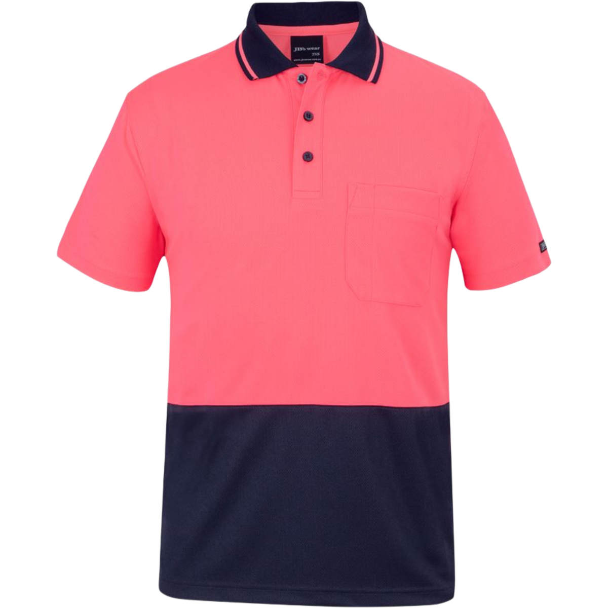 JB's Adults Hi Vis Traditional Polo 6HVNC