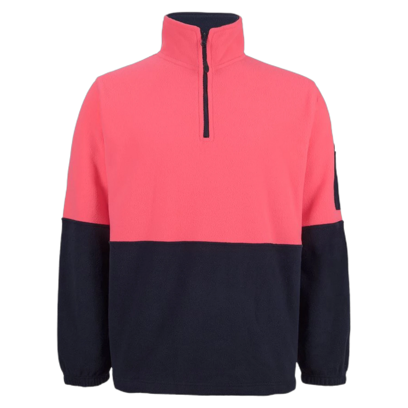 JB's Hi Vis 1/2 Zip Polar Fleece 6HVPF