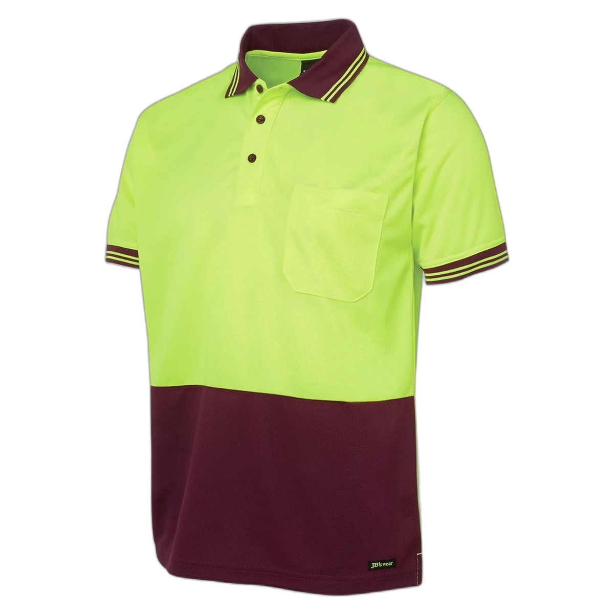 JB's Hi Vis S/S Traditional Polo 6HVPS