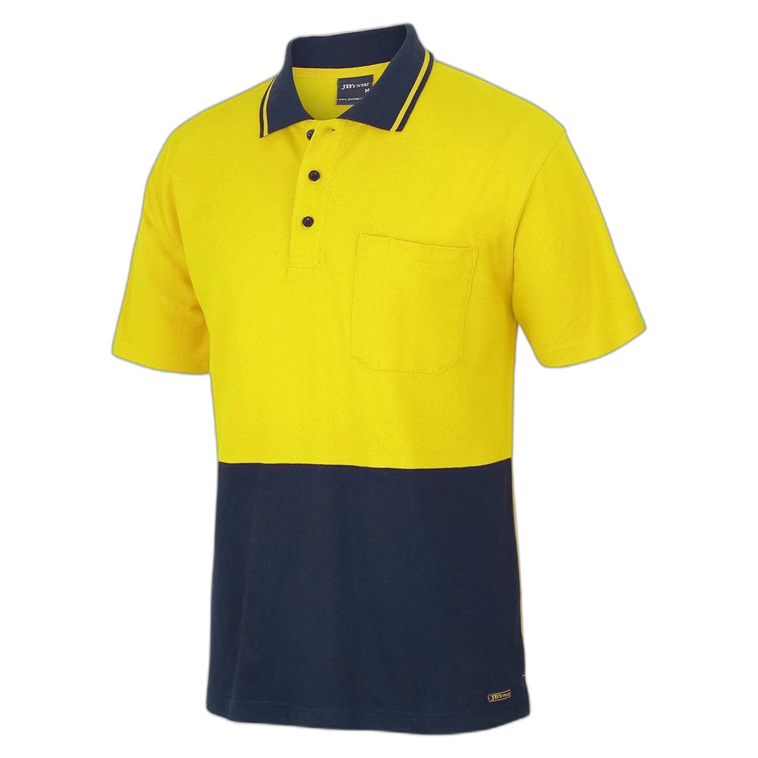 JB's Hi Vis S/S Cotton Pique Trad Polo 6HVQS