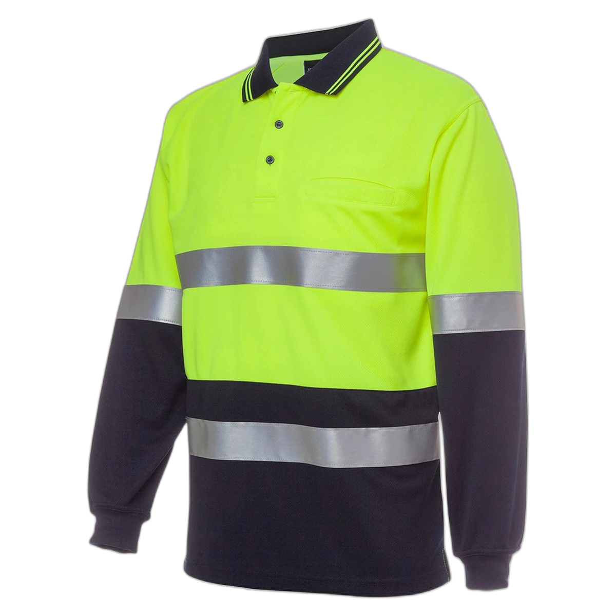 JB's Hi Vis L/S (D+N) Traditional Polo 6HVSL