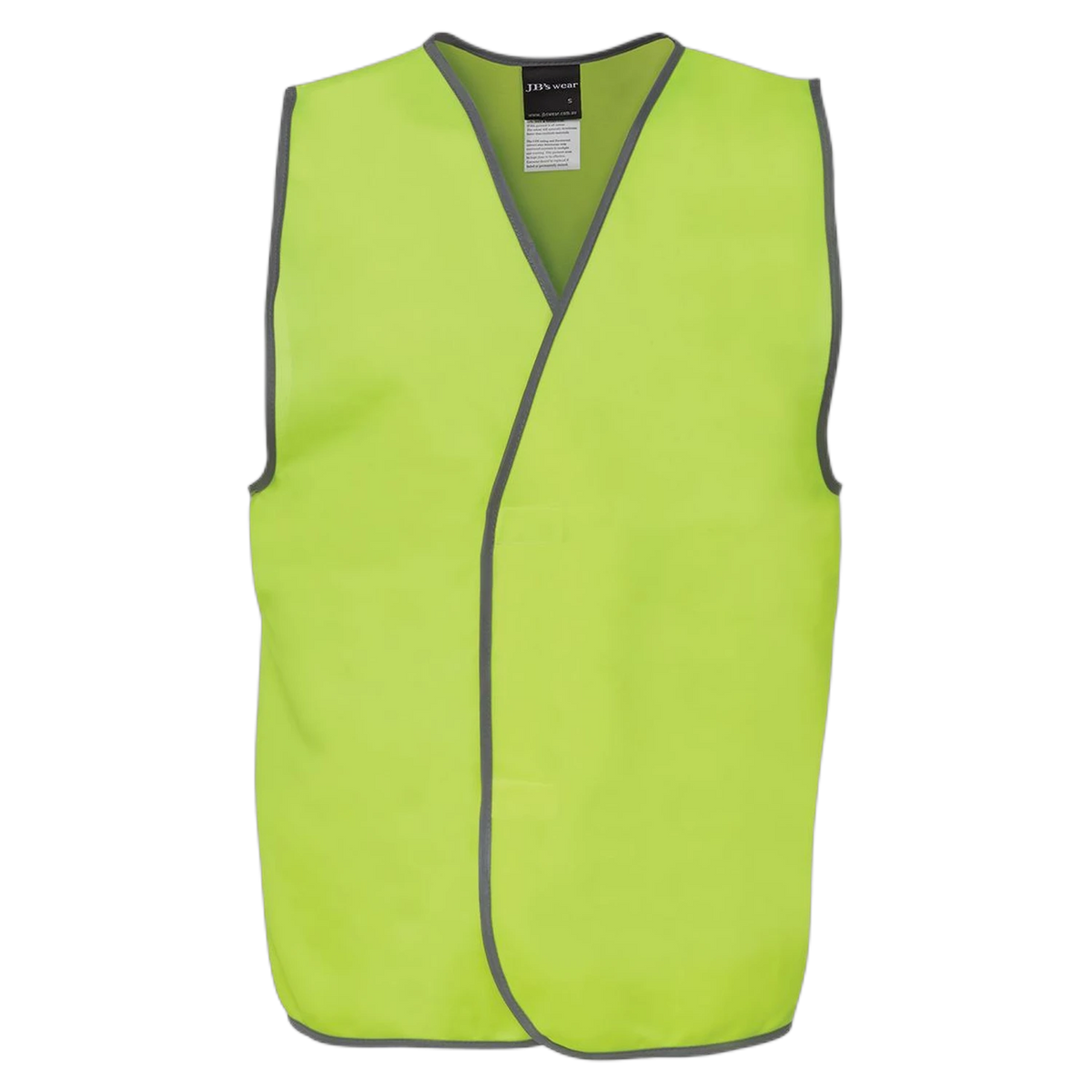 JB's Hi Vis Safety Vest 6HVSV - Lime