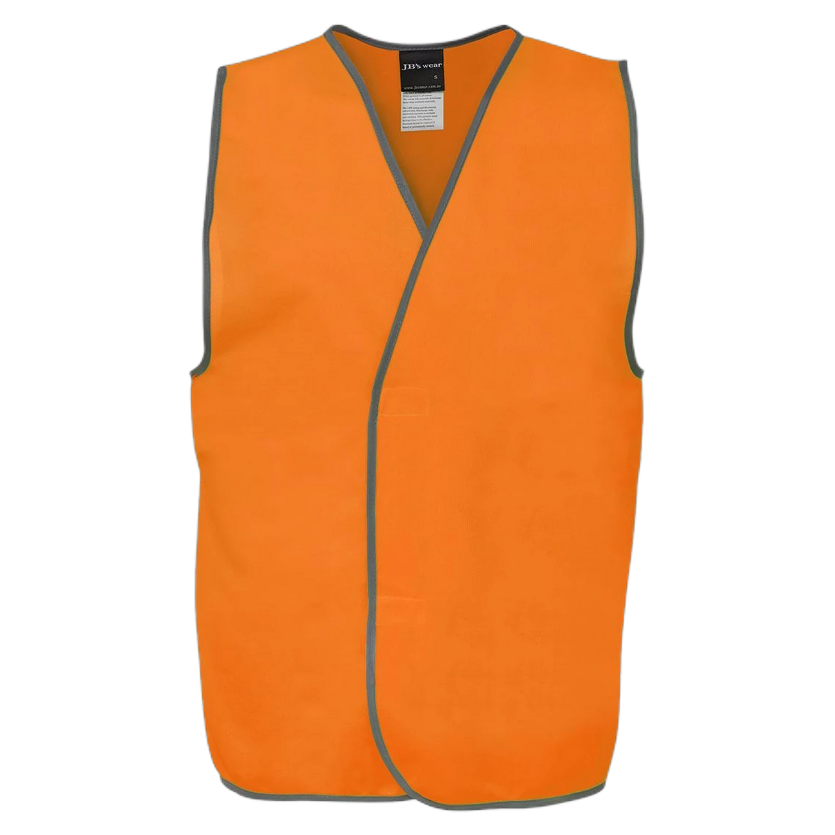 JB's Hi Vis Safety Vest 6HVSV - Orange