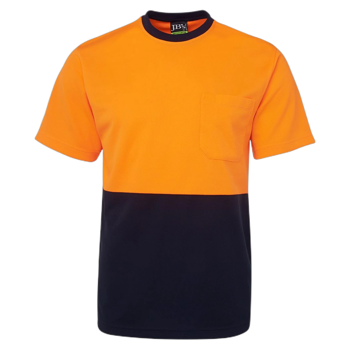 JB's Hi Vis Trad T-Shirt 6HVT - Orange/Navy