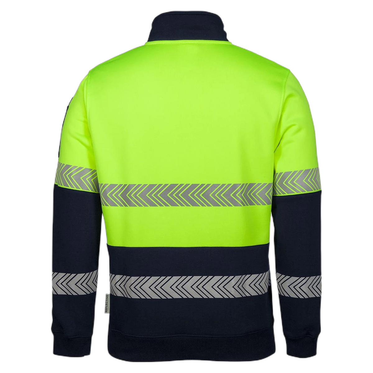 JB's Hi Vis 1/2 Zip Segmented Tape Fleecy 6HZS