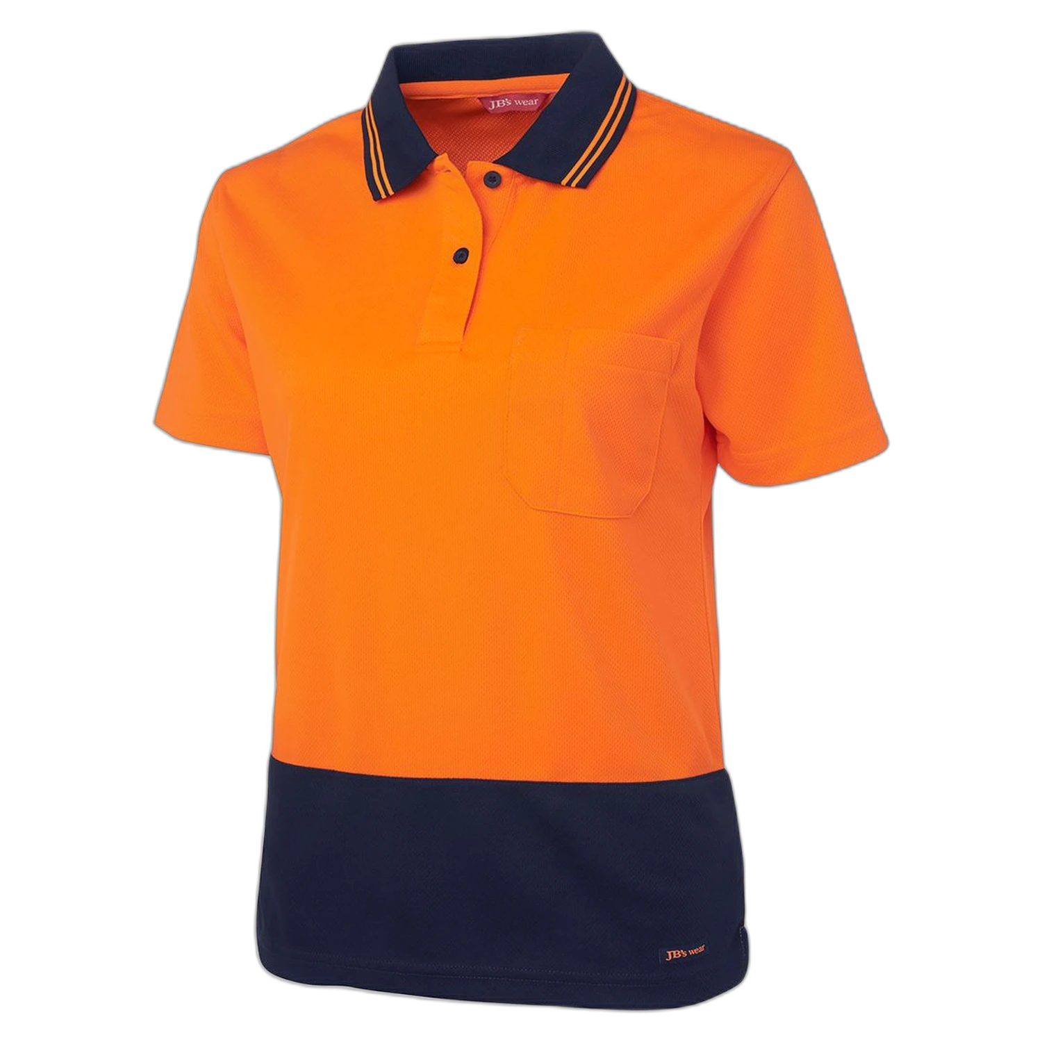 JB's Ladies Hi Vis S/S Comfort Polo 6LHCP