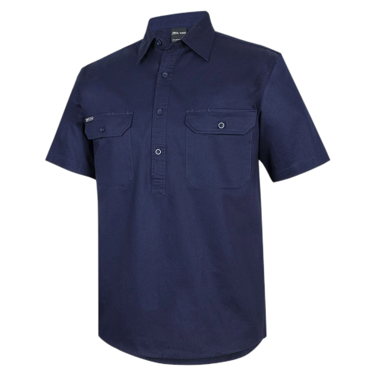 JB's Close Front S/S 150g Work Shirt 6WKCF