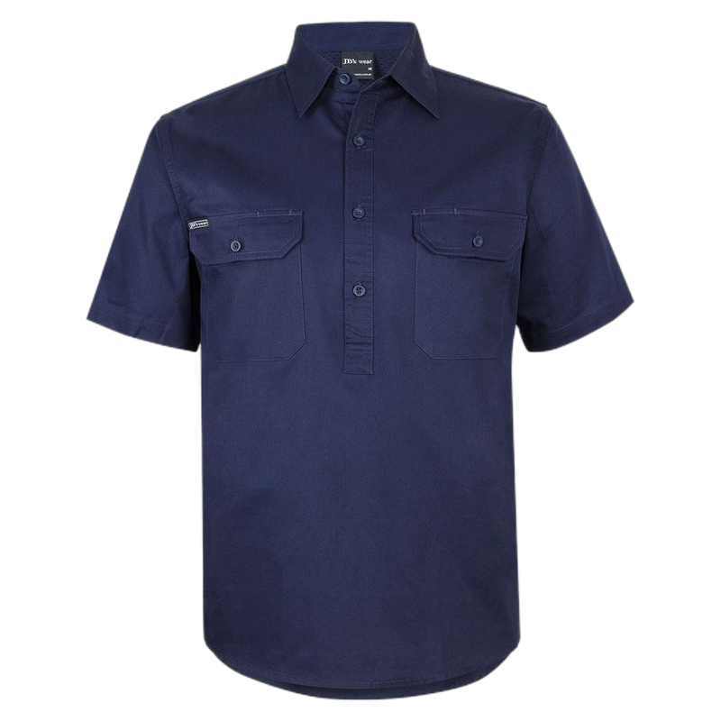 JB's Close Front S/S 150g Work Shirt 6WKCF