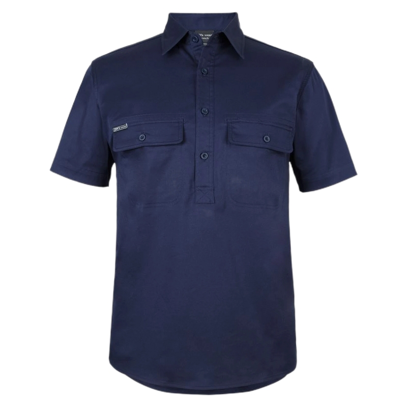 JB's S/S Stretch Close Front Work Shirt 6WKCS