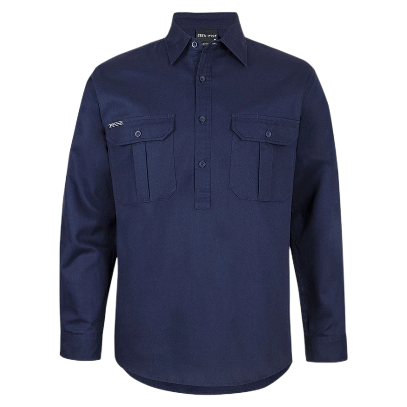 JB's Close Front L/S 190G Work Shirt 6WSCF