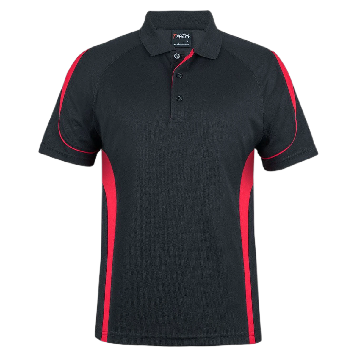 Podium Kids and Adults Bell Polo 7BEL - Black/Red