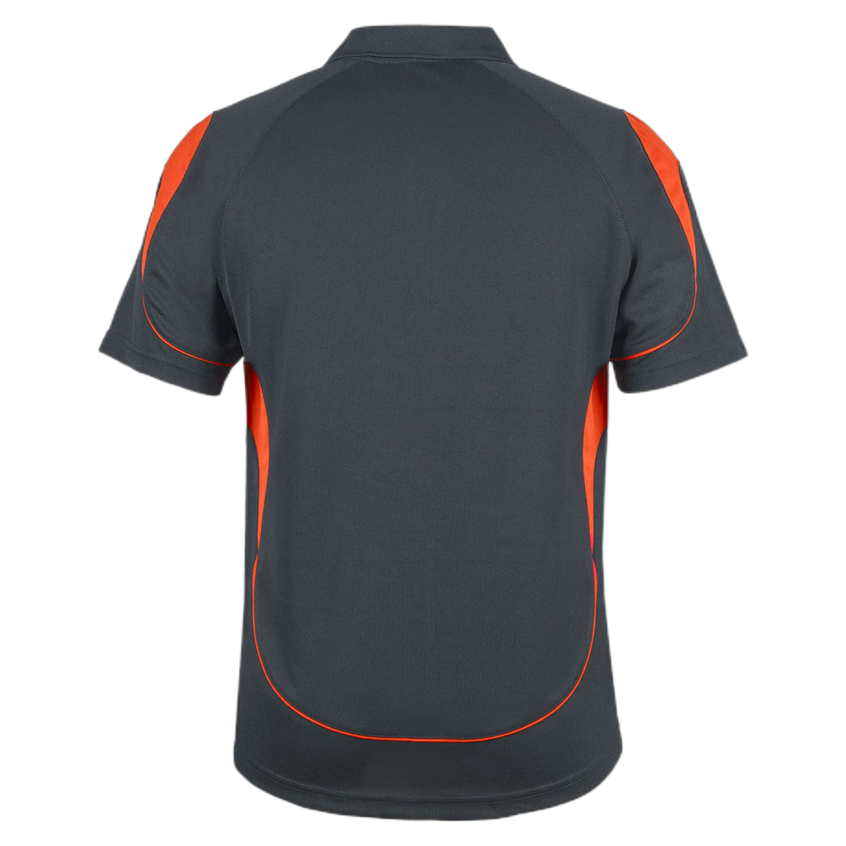 7BEL - Charcoal/Orange - back