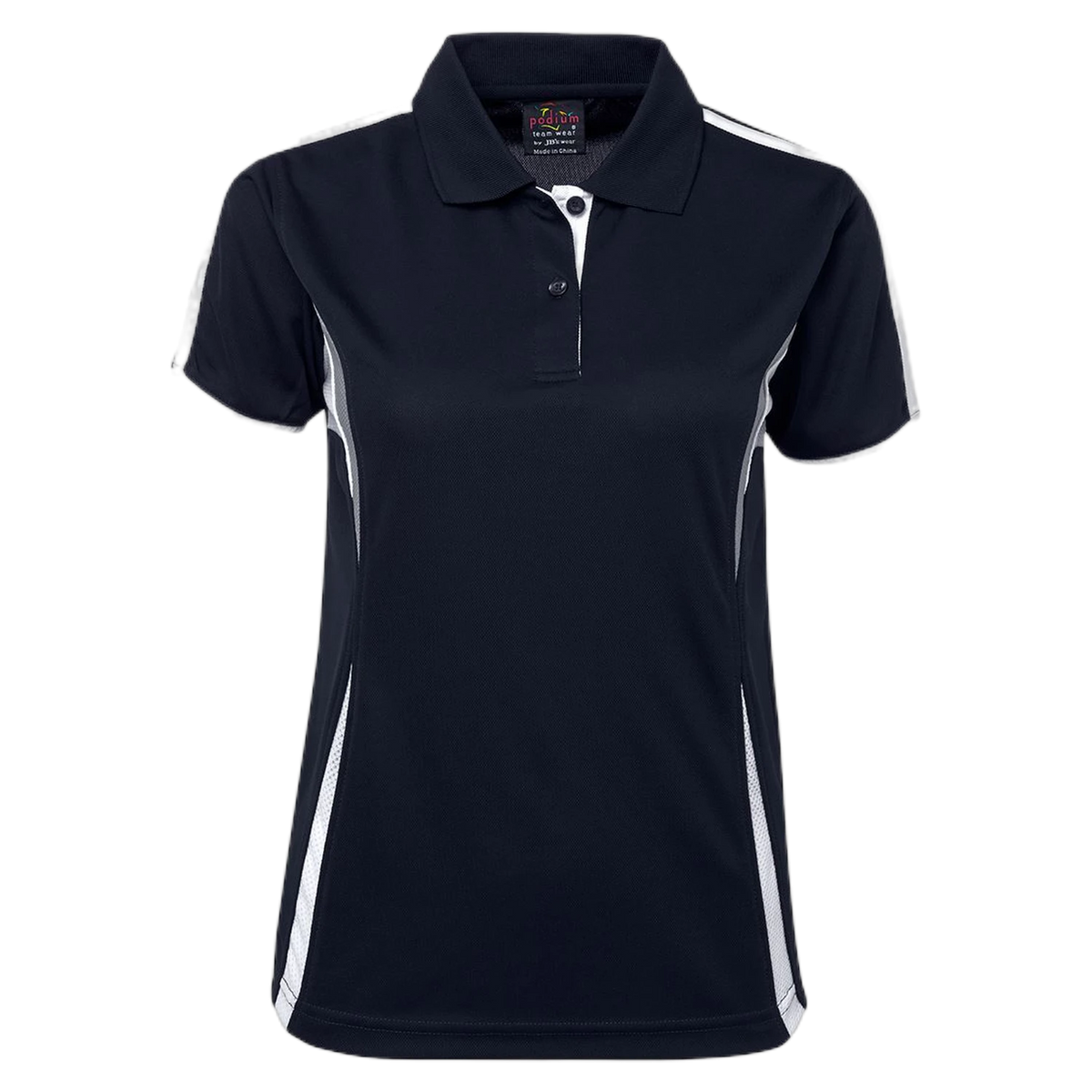 Podium Ladies Cool Polo 7COP1 - Navy/White/Grey