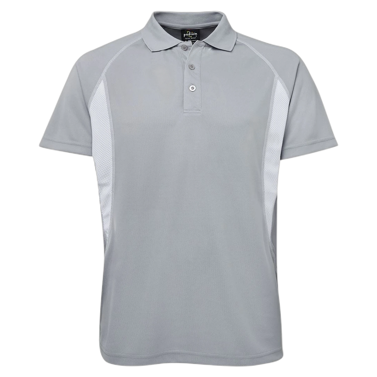 Podium Insert Polo 7IP - Grey/White