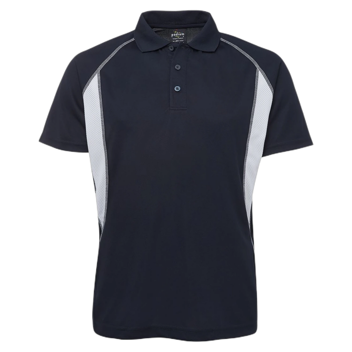 Podium Insert Polo 7IP - Navy/White