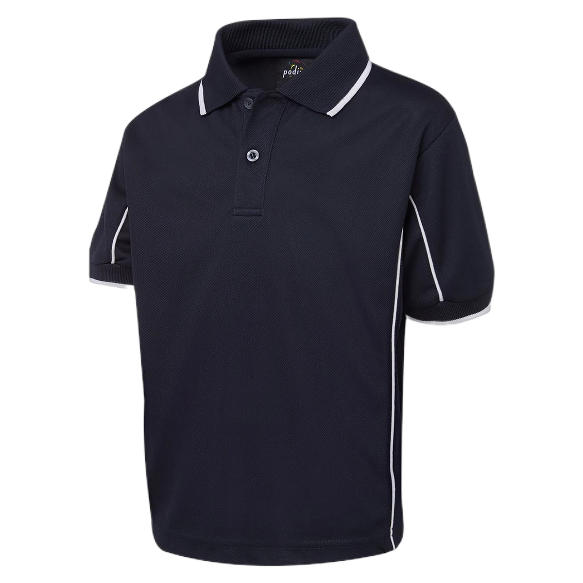 Podium Kids S/S Piping Polo 7PIPS
