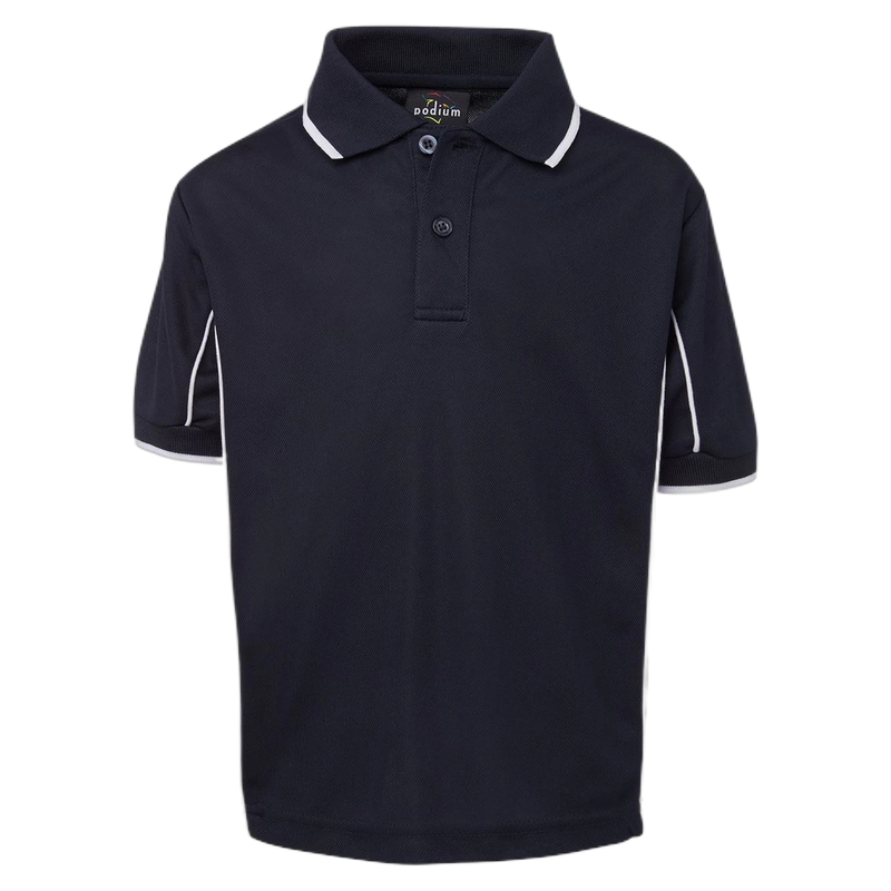 Podium Kids S/S Piping Polo 7PIPS
