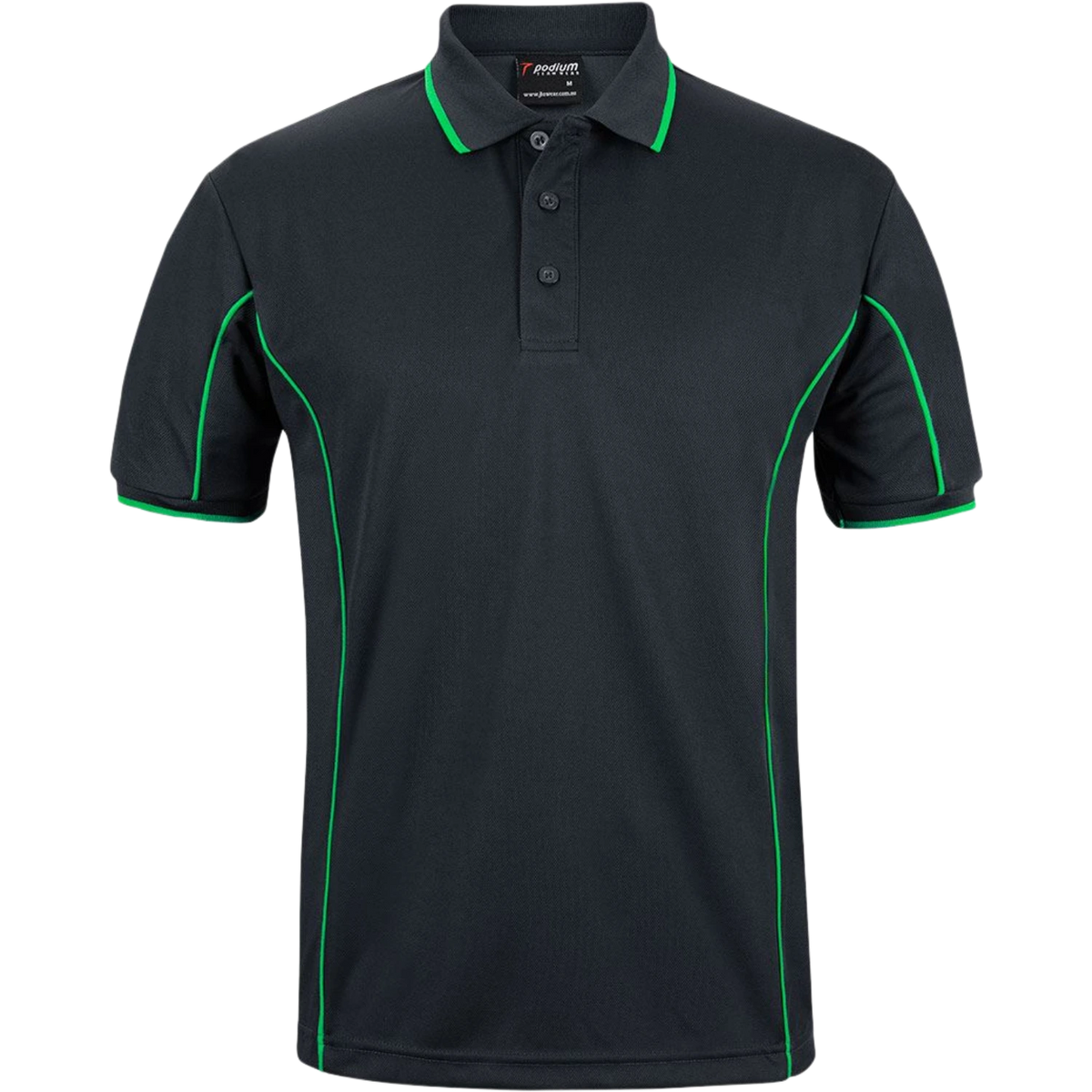 Podium S/S Piping Polo 7PIP