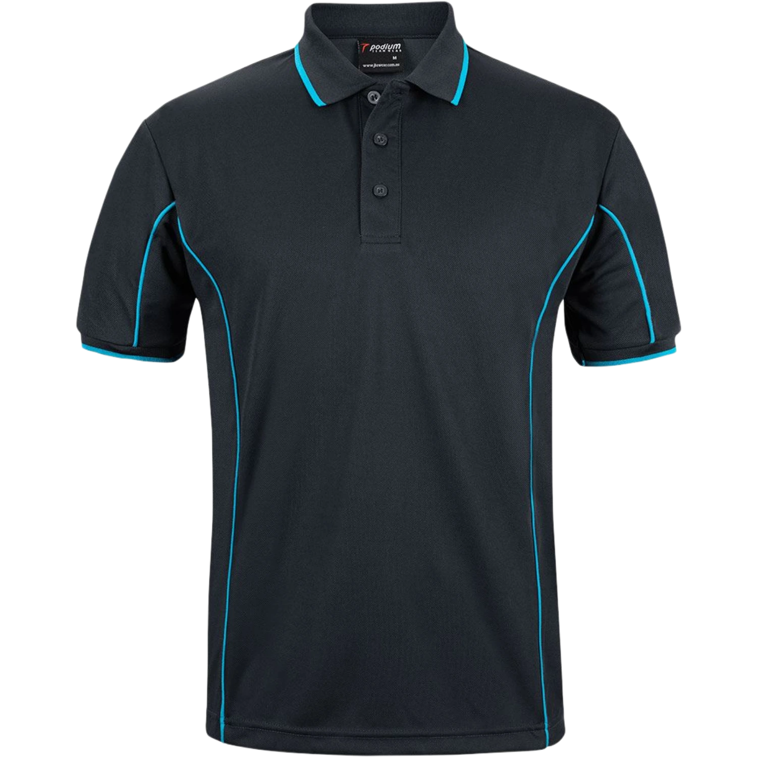 Podium S/S Piping Polo 7PIP
