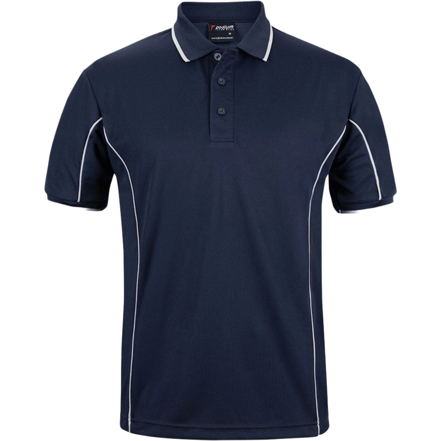 Podium S/S Piping Polo 7PIP