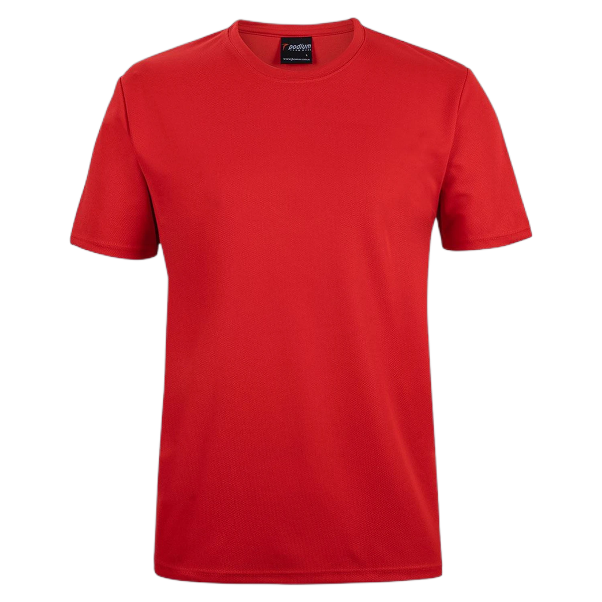 Podium Kids & Adults Poly Tee 7PNFT - Red
