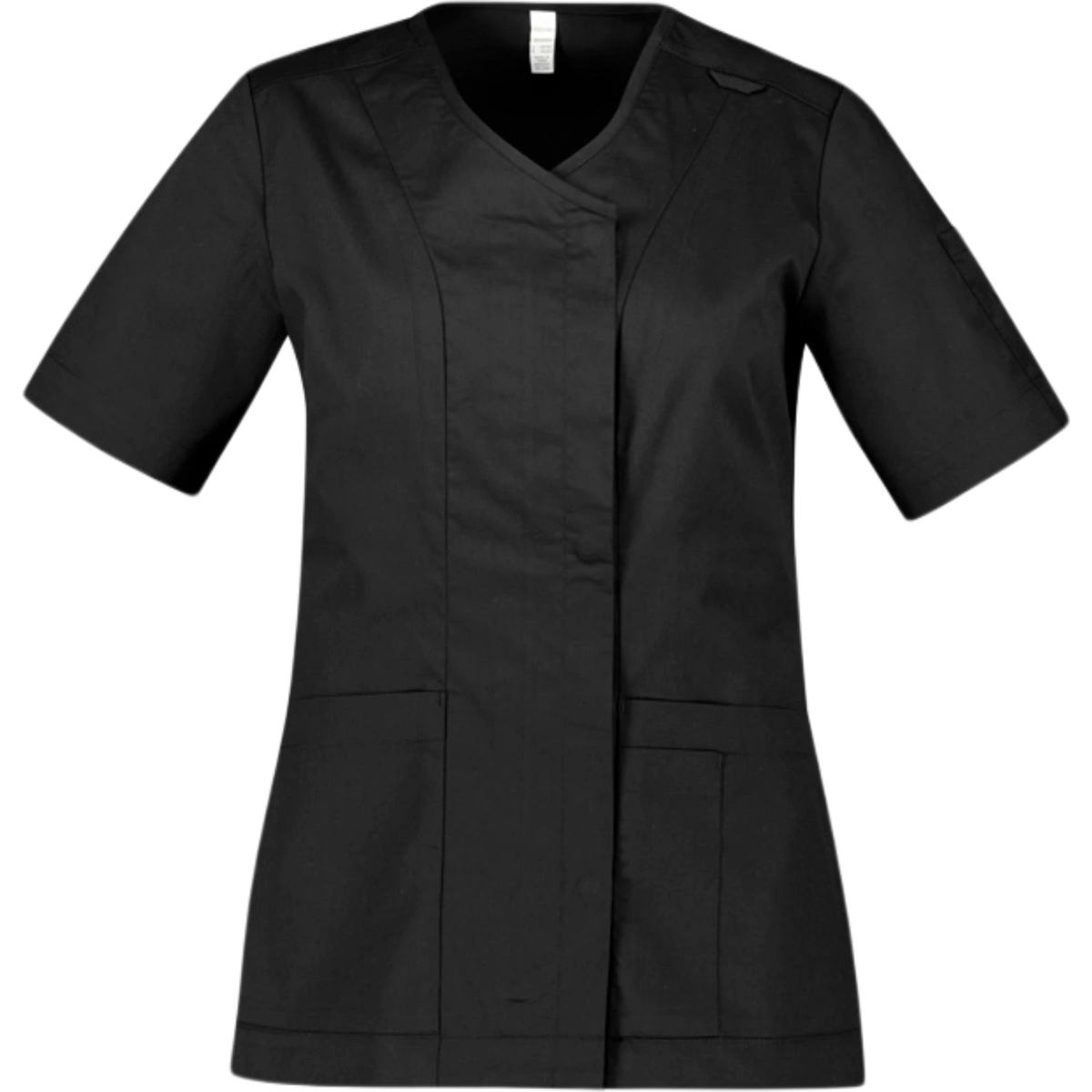 Biz Care Womens Parks Zip Front Crossover Scrub Top CST240LS