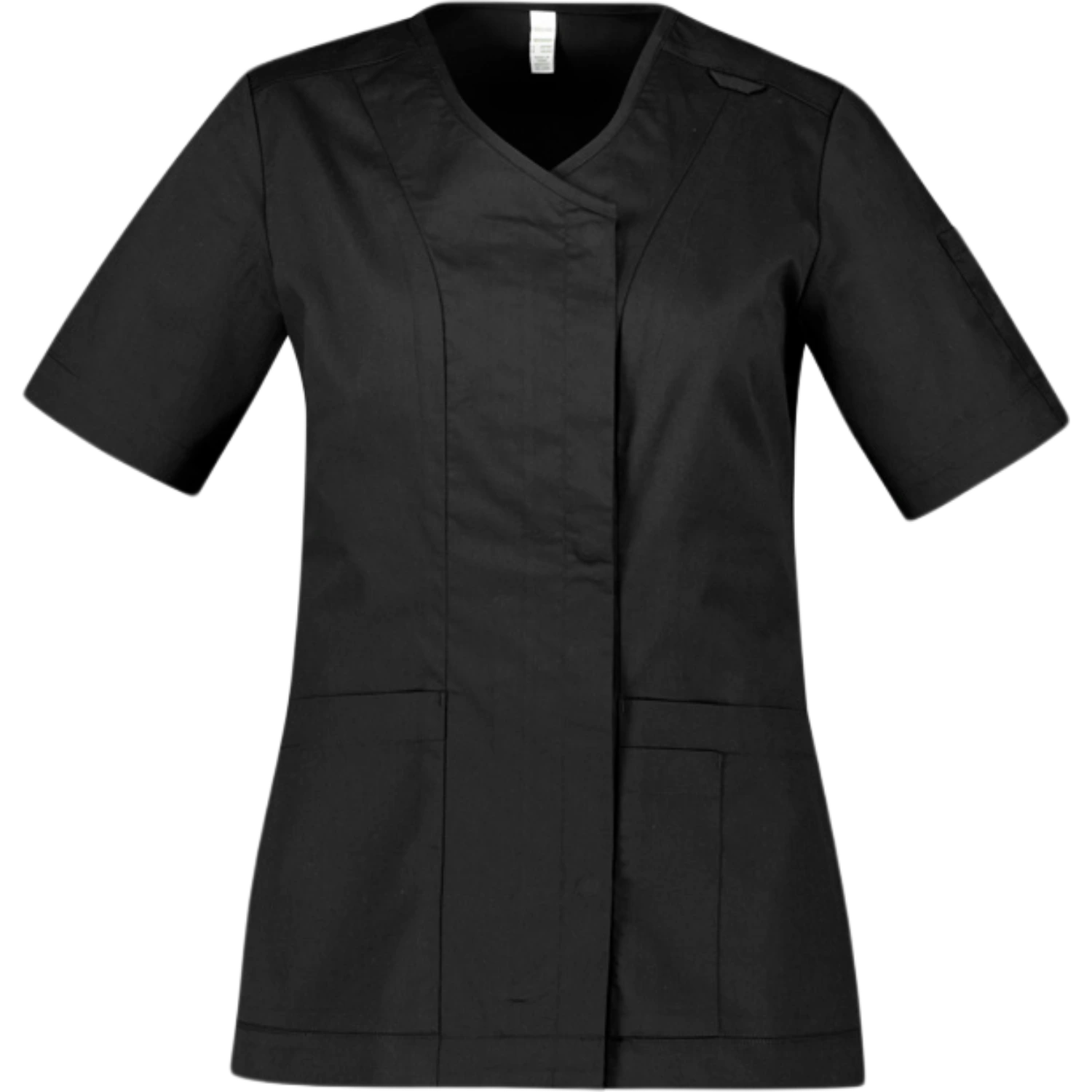 Biz Care Womens Parks Zip Front Crossover Scrub Top CST240LS