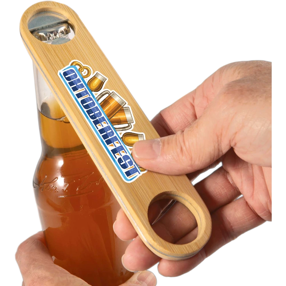 Cyborg Bamboo Bottle Opener