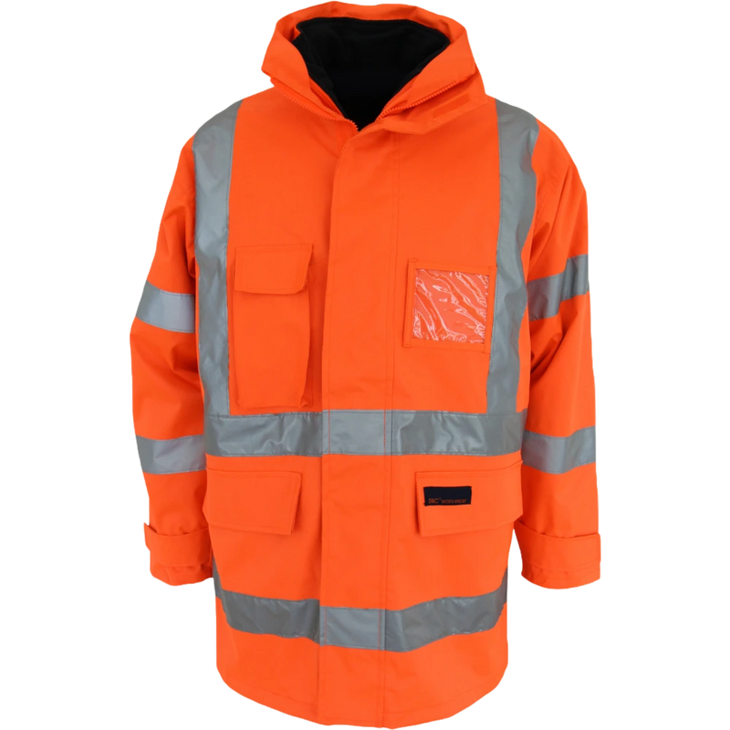 DNC HiVis "6 in 1" Breathable Rain Jacket Biomotion 3572