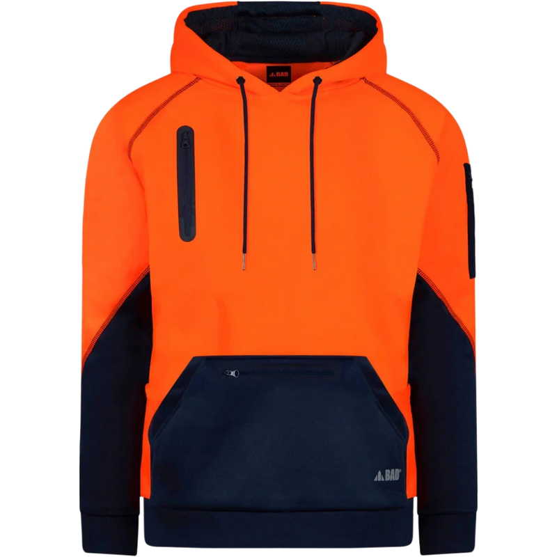 Waterproof Hi-Vis Fleece Hoodie - BAD