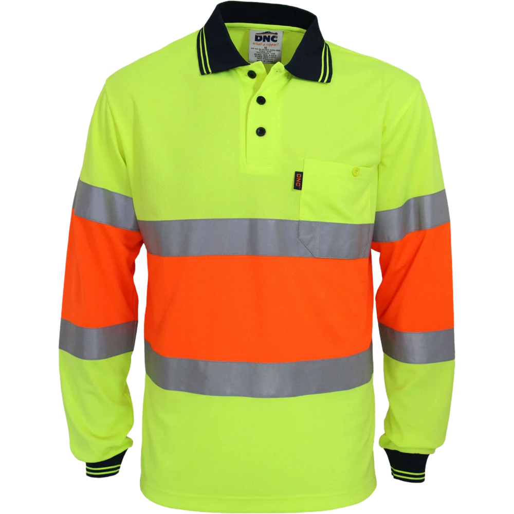 DNC Hi Vis Cool Dry Bio Motion Polo 3709