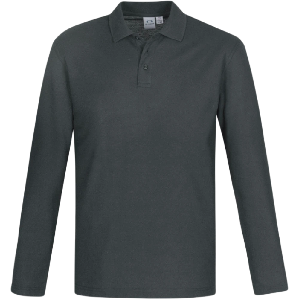 Biz Collection Crew Mens Long Sleeve Polo P400ML