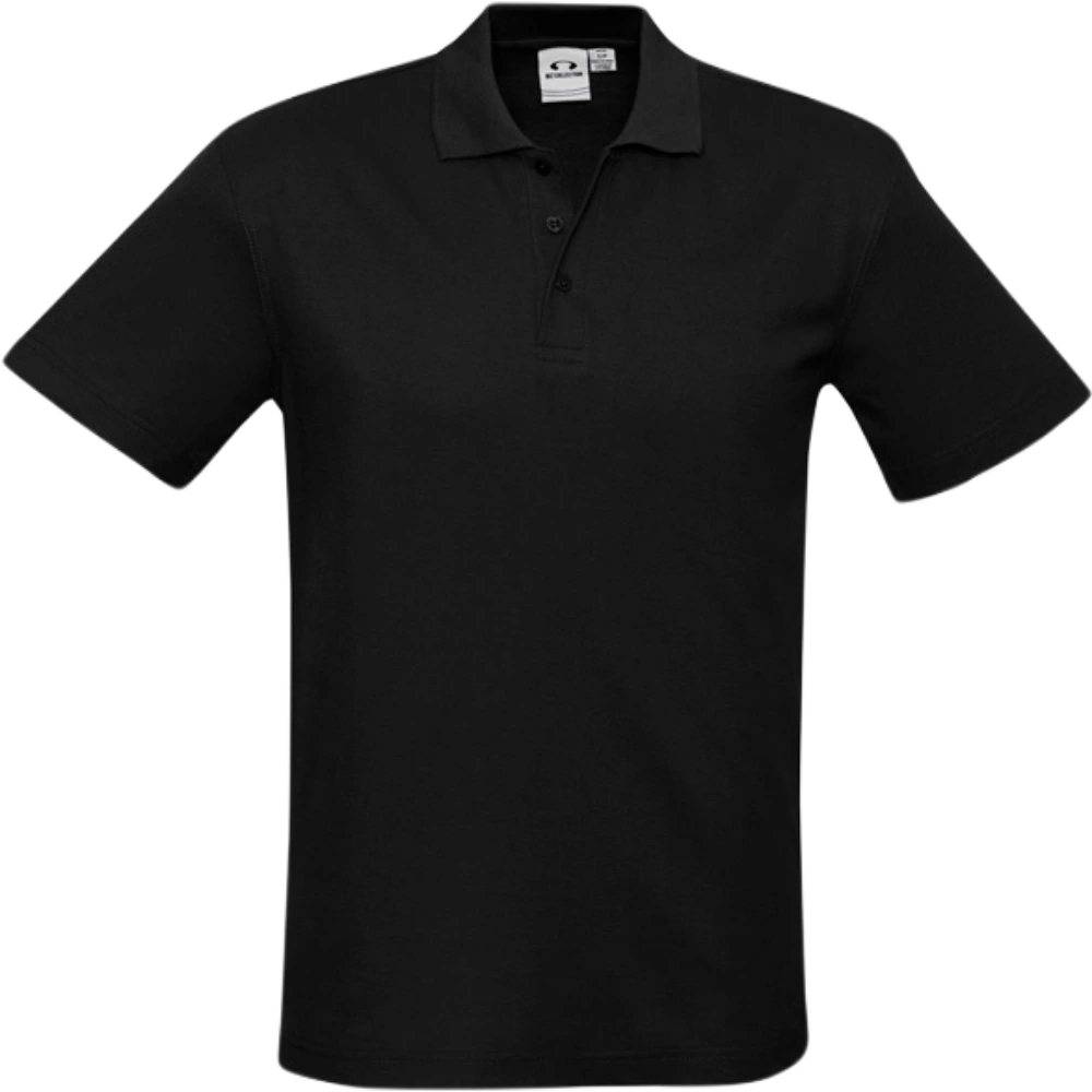 Biz Collection Crew Mens Polo P400MS